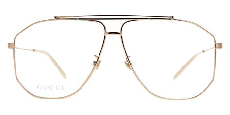 Gucci™ GG0441O 002 63 Gold Eyeglasses 